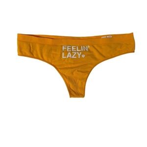 PINK Victoria's Secret Orange Panties